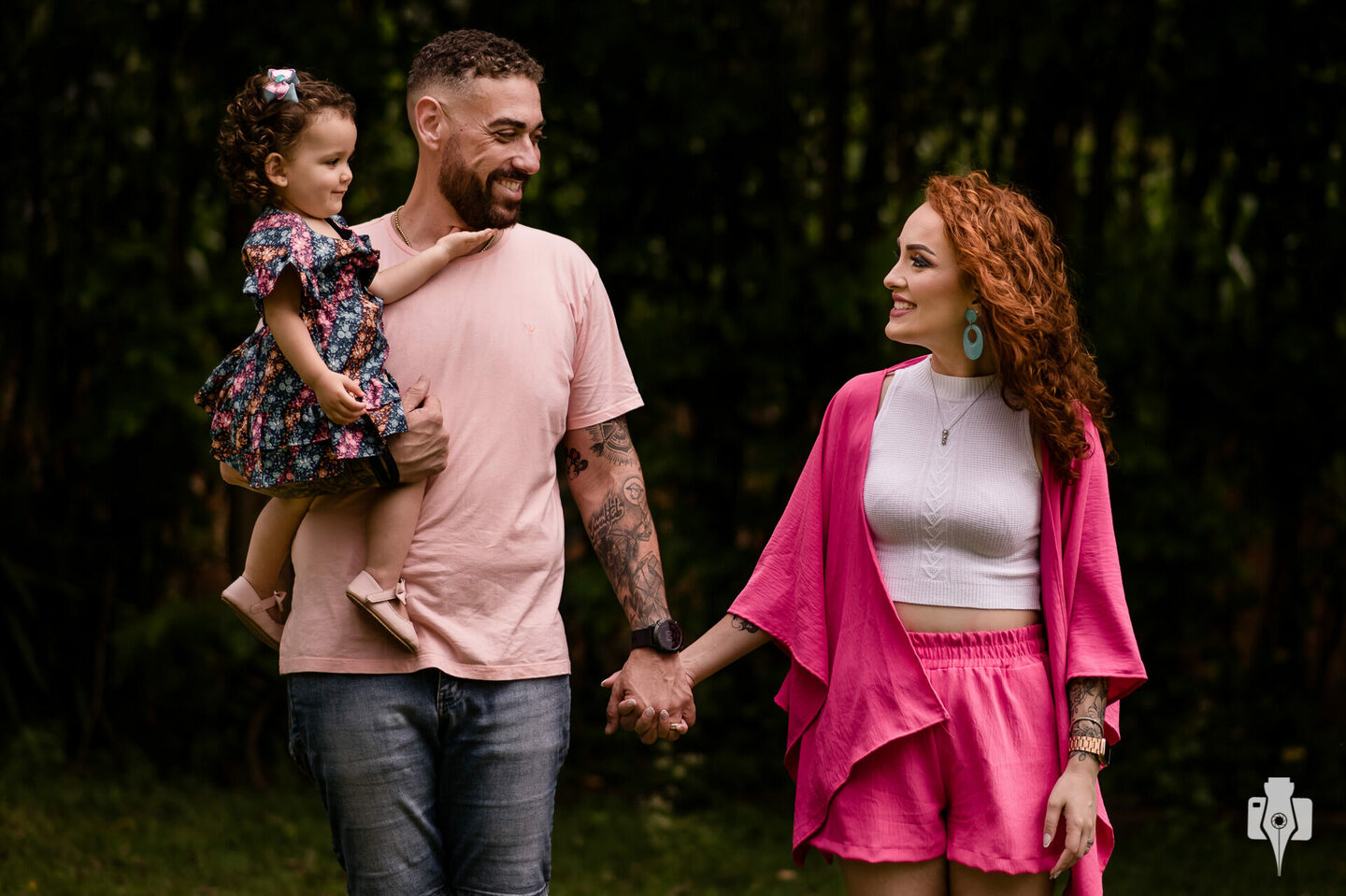 Ensaio de Família bem Colorido Ensaio de Família bem Colorido