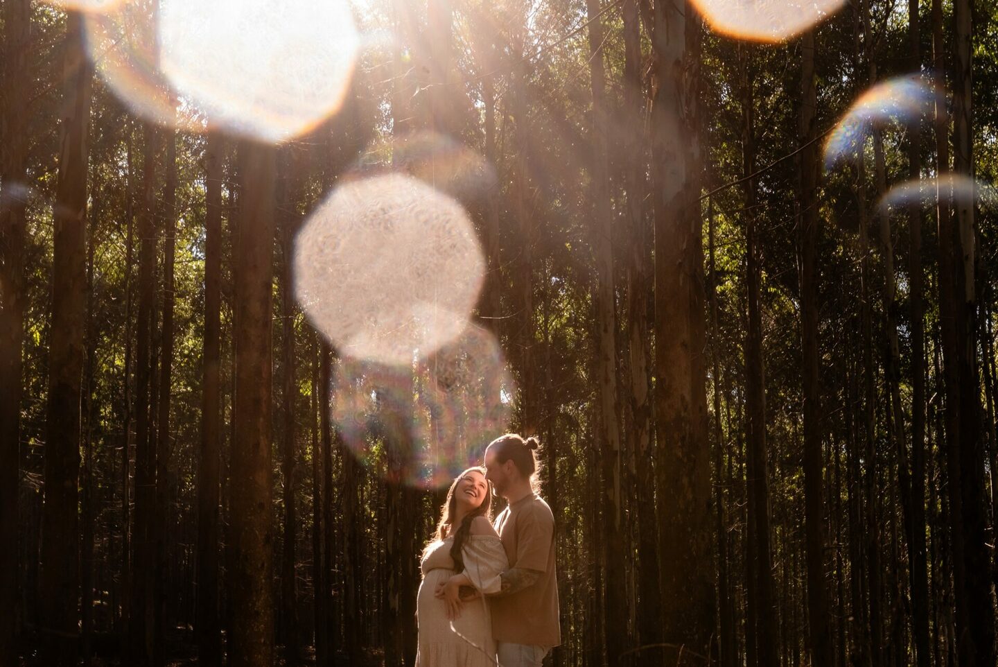 Ensaio de gestante voo livre